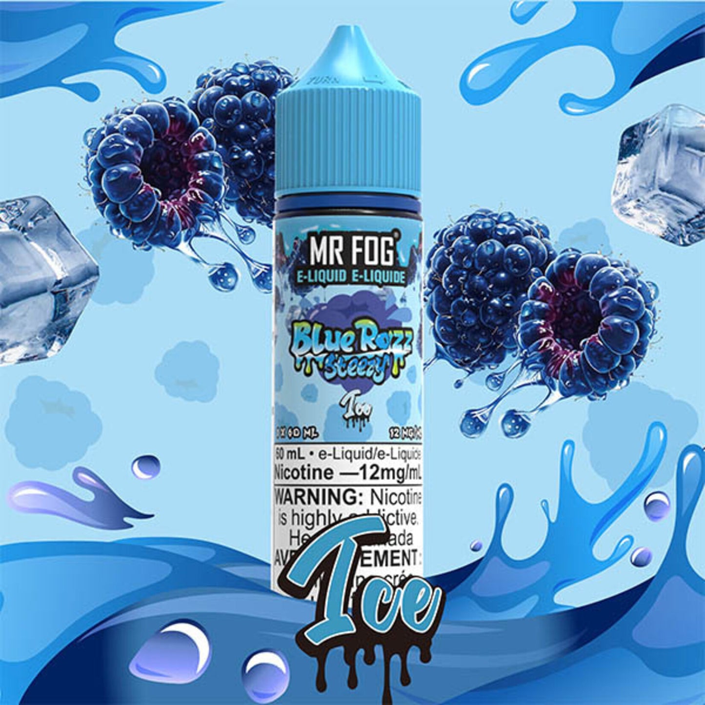 Blue Steezy Ice 20mg-60ml