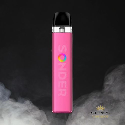 Geek Vape Sonder Q 2 Kit Beginner Friendly 1350mah Built-in Battery 30W Max Output Adjustable Airflow No Nicotine (Sakura Punk)