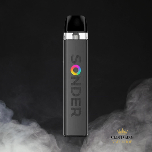 Geek Vape Sonder Q 2 Kit Beginner Friendly 1350mah Built-in Battery 30W Max Output Adjustable Airflow No Nicotine (Midnight Black)