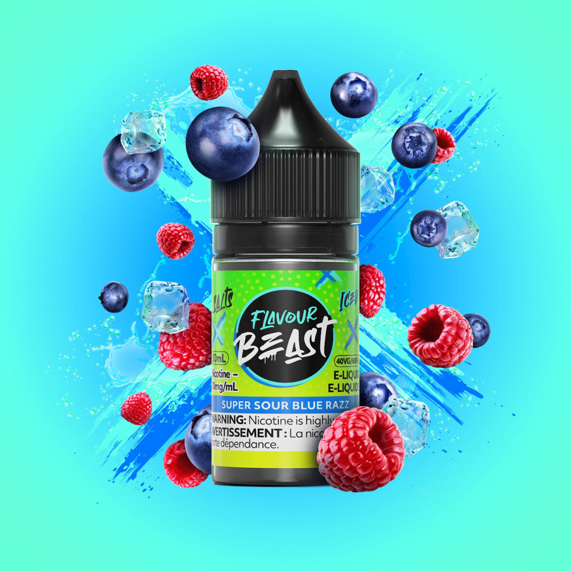 Super Sour Blue Razz Iced (AB)