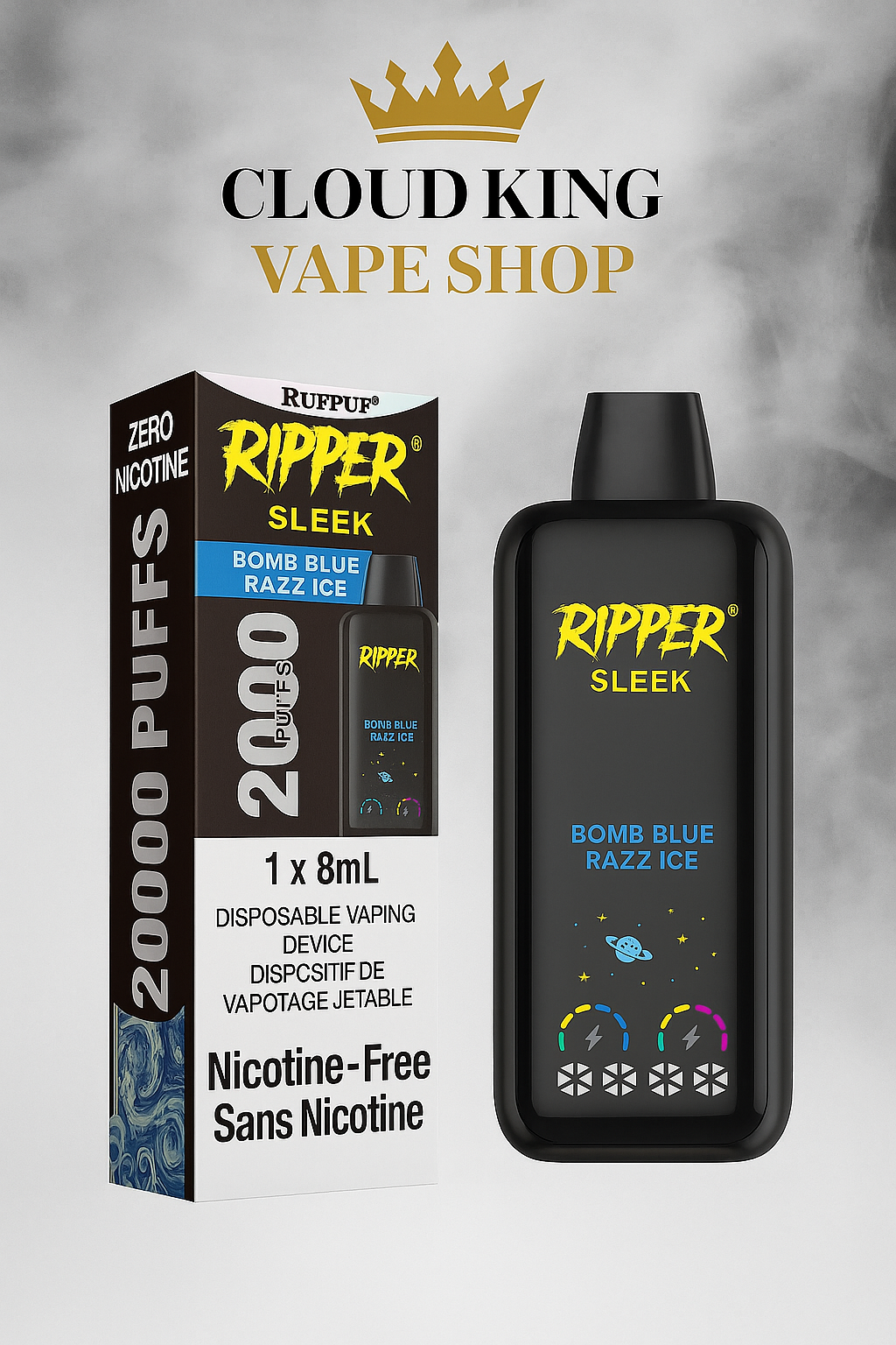 Ripper Sleek 20k - Zero Nicotine