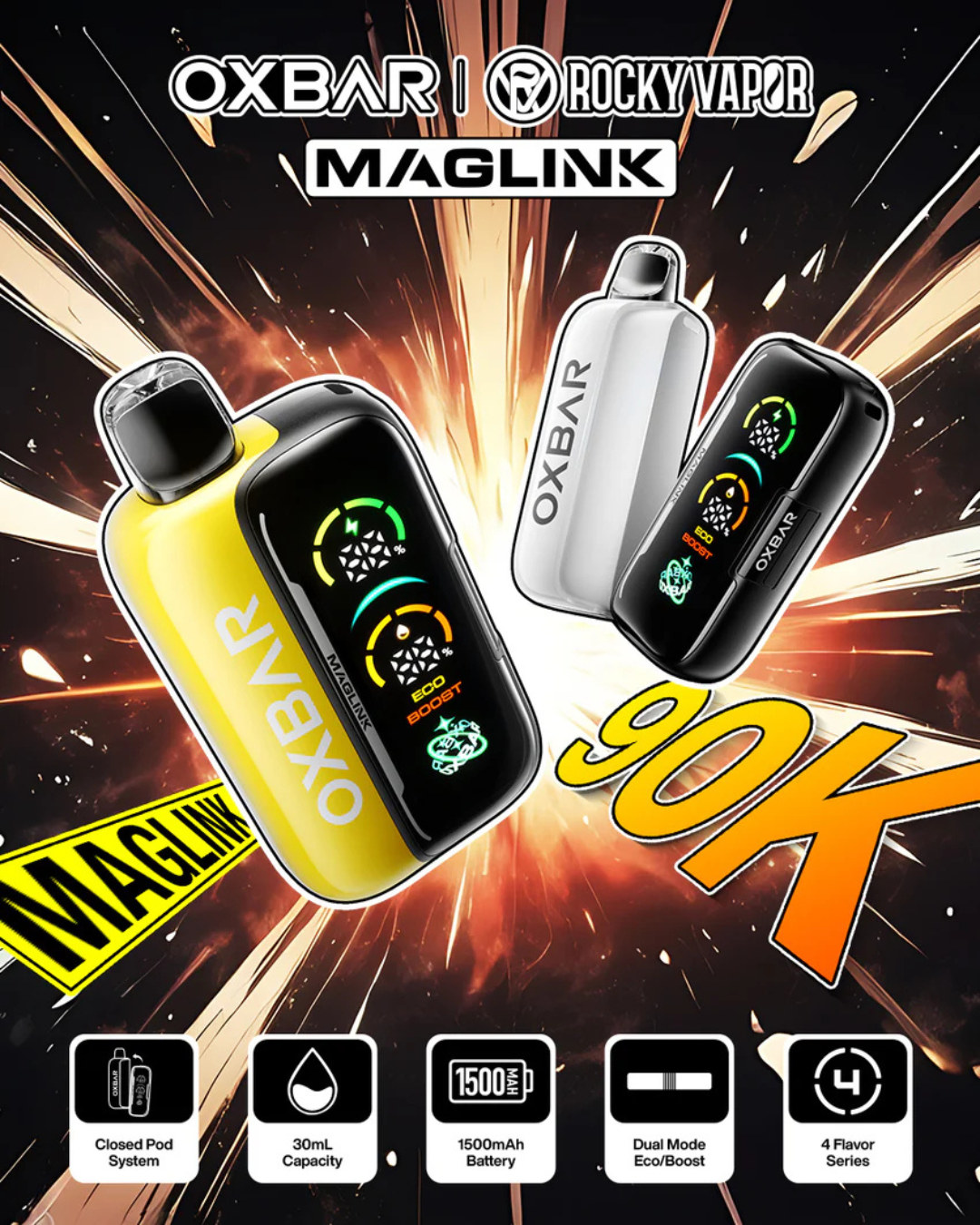 OXBAR MAGLINK - Disposable 30ml Starter Kit