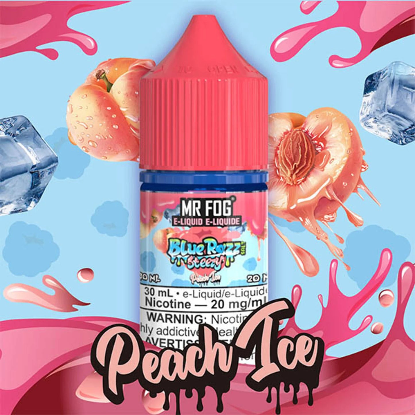 Blue Steezy Peach Ice 20mg-30ml