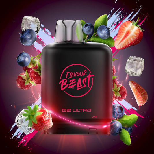 Level X Ultra- Strawberry Raspberry Blueberry Iced