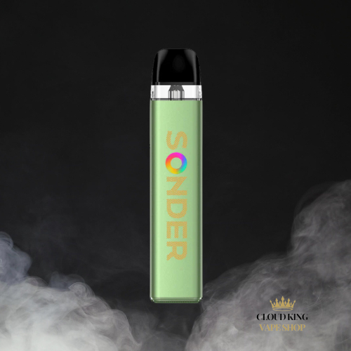 Geek Vape Sonder Q 2 Kit Beginner Friendly 1350mah Built-in Battery 30W Max Output Adjustable Airflow No Nicotine (Olive Green)