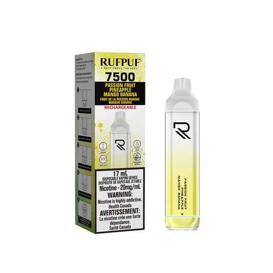 RufPuf 7500 Passion Pineapple Mango Banana