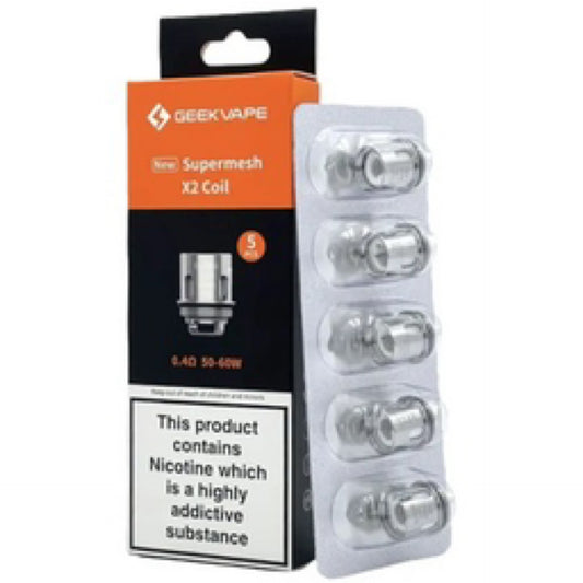 Supermesh X2 0.4ohm Coil, 5 Pack