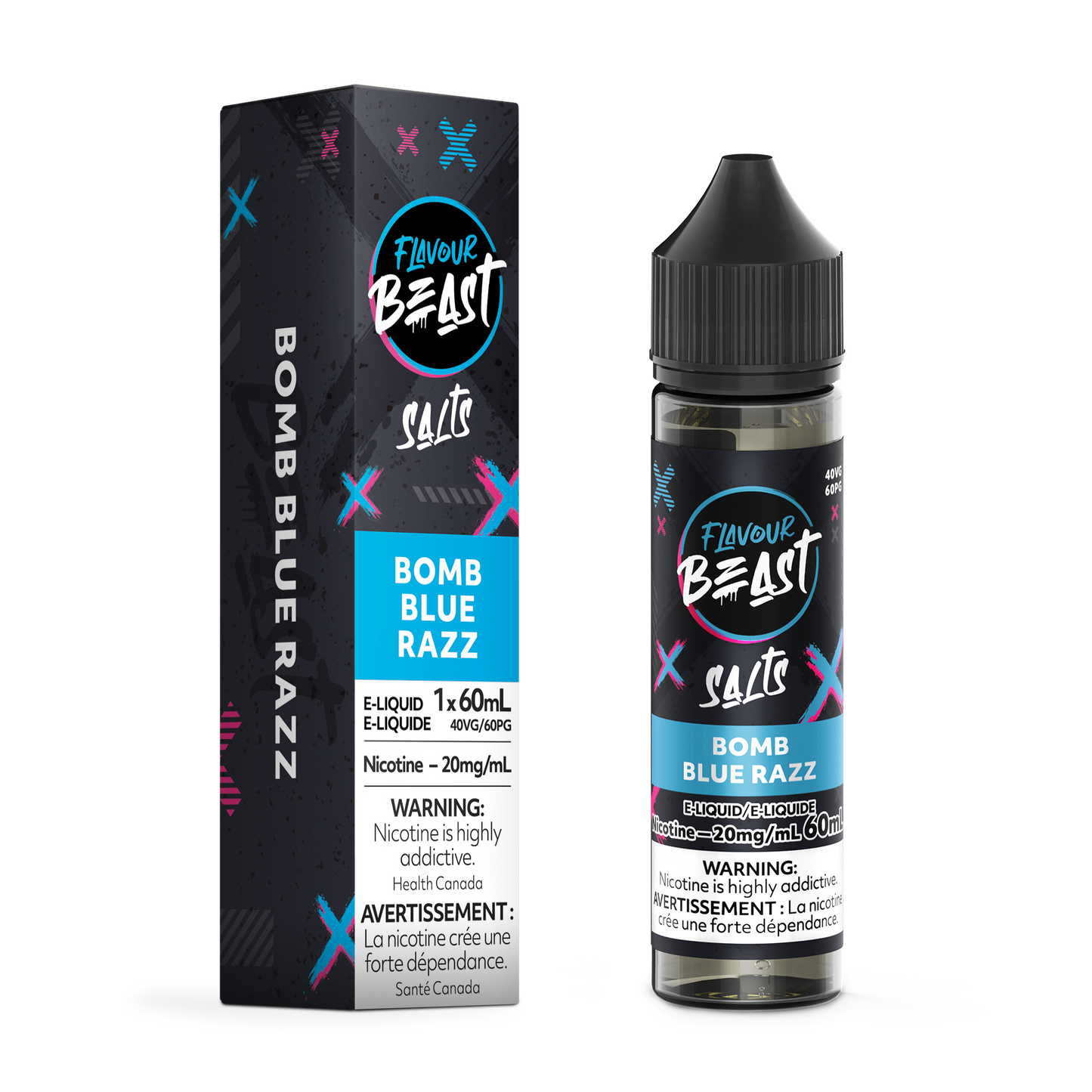 Bomb Blue Razz 60mL