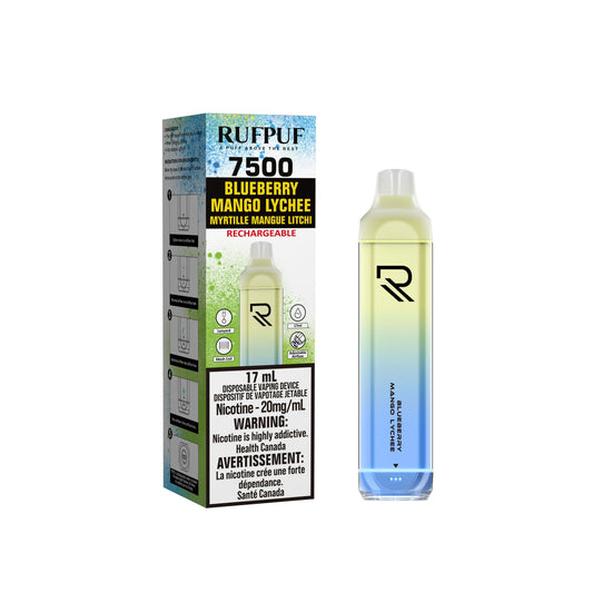 RufPuf 7500 Blueberry Mango Lychee