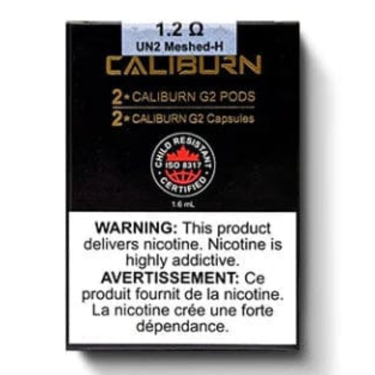 Caliburn G2 Pod, 1.2ohm, 2 Pack