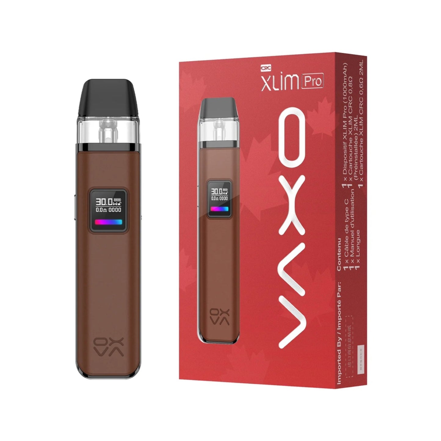 Xslim Pro Pod Kit- Brown Leather