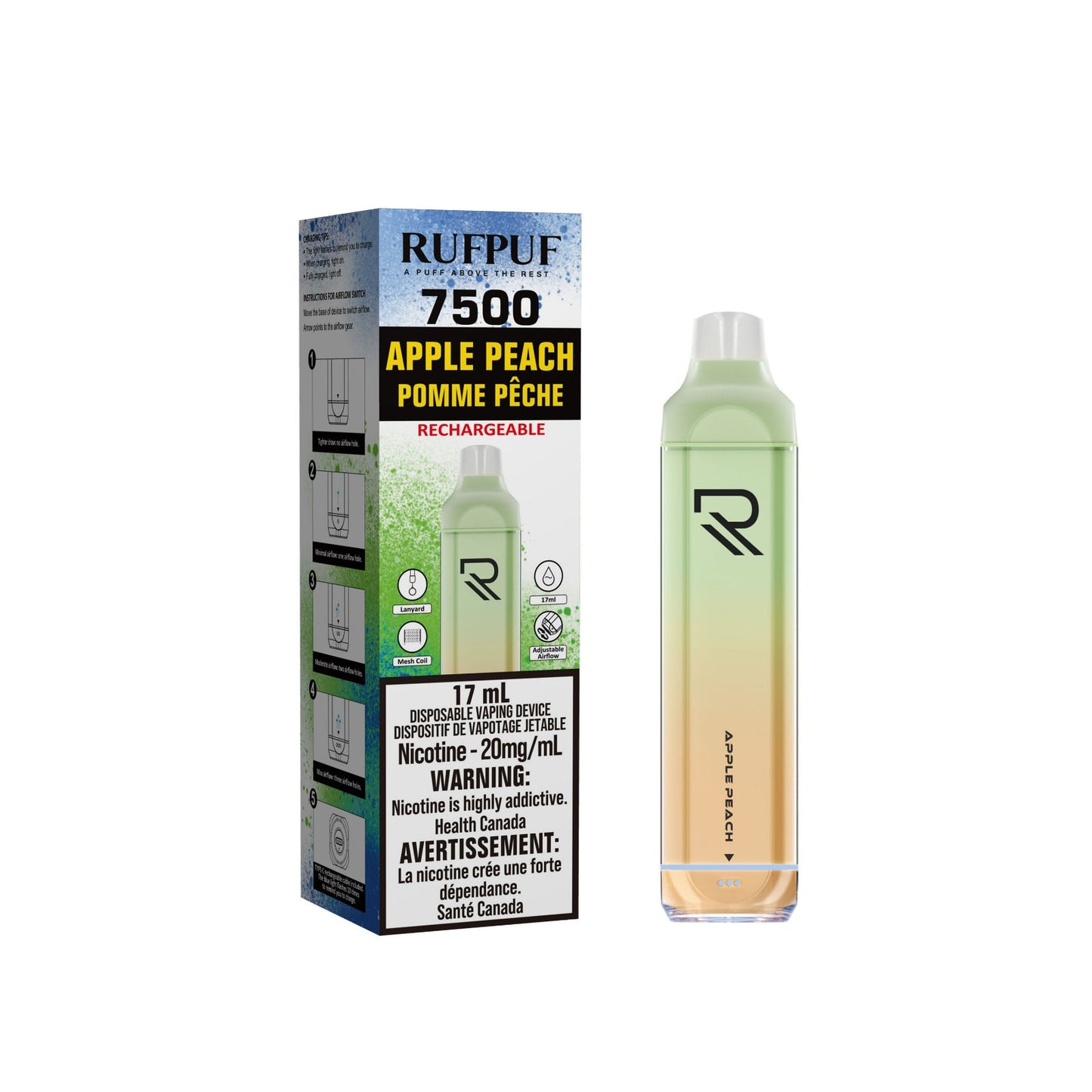 RufPuf 7500 Apple Peach