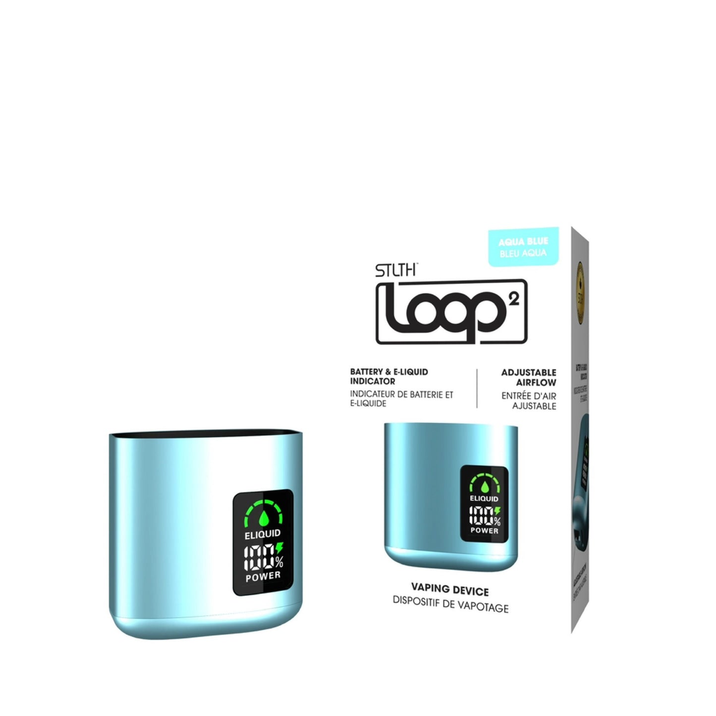 STLTH Loop 2 battery - aqua blue