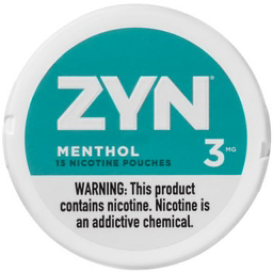 Zyn Menthol 3mg